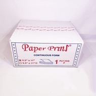 PAPER PRYNS CONTINUOUS FORM 9 1/2" X 11'' 1 PLY FULL HVS (BOX)
