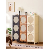 Bookcase Wall Side Cabinet Shelf Living Room Falling Cabinet Storage Seam Bookshelf Small Narrow Doo