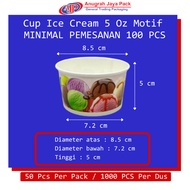 Ice Cream Cup 5 Oz (150 ml) Printing / Paper Ice Cream Cup