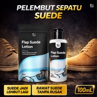 Flap Shoes Care - Lotion Pelembut Suede Premium - Solusi Kusut & Warna Mengkilap