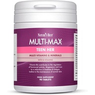 Nature's Best Multi-Max Multivitamin for Teen Her - Growth & Development port for Girls 13-19 - with