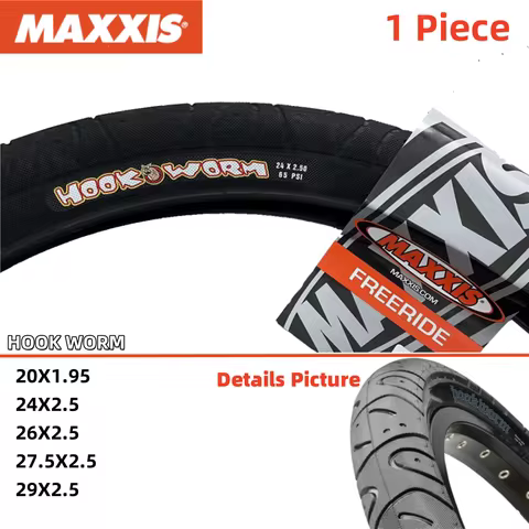 MAXXIS HOOkWORM Bicycle Tire BMX Wire Bead Clincher Tire 20x1.95/24x2.5/26x2.5/27.5x2.5/29x2.5 For S