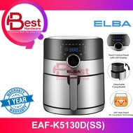 BEST HARDWARE - ELBA Air Fryer EAF-K5130D(SS) - Touch Control Panel with LED Display - Stainless Ste