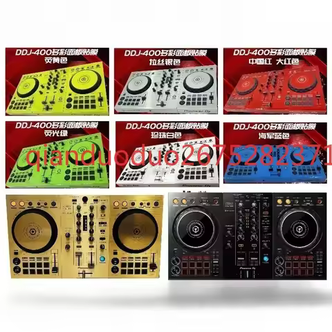 For Pioneer DDJ400 DDJ-400Controller Disc Player Film Fully Surrounded Protective Sticker Skins. Not