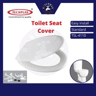 Techplas Toilet Seat Cover Toilet Bowl Plastic Cover Plastik Jamban Duduk Tandas Penutup Mangkuk Tan