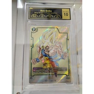 PCG GOLD 10 Son Goku FB05-119 MANGA BOOSTER 01 SCR Dragon Ball Fusion World...