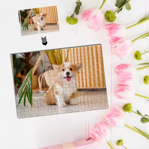 35/150/300/500/1000pcs Custom Photo Jigsaw puzzle Puzzle Personalised Decompression Puzzles Handmade