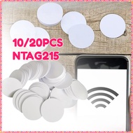 NTag 215 NFC Round RFID Coin 25mm Kloning Access Card Duplicator