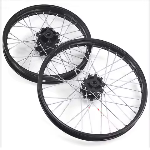 Off-road Motorcycle Parts: Steel Rims Front Hub 1.60 x 21 Inches Rear Hub 2.15 x 18 inches Wheel Hub