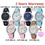 LTP-V300L SERIES [2YEARS WARRANTY] ORIGINAL Casio Women Watches Youth LTP-V300L-4A LTP-V300L-7A2 V30