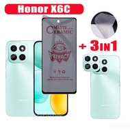 Honor X6C Privacy Tempered Glass For Honor X7C X8C X6B X7B X8B Screen Protector+Camera Lens Glass+Ba