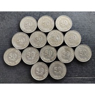 Koleksi 50 Cents Singapore 1967-1982