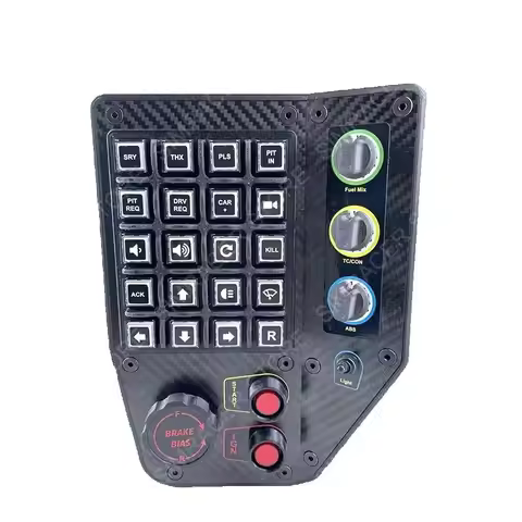Simracing Instrument Center Control Box EuroTruck Hub Multi-function Button Box for PC Moza Thrustma