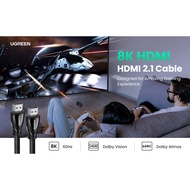 UGREEN HDMI To HDMI 2.1 Cable 8K 60Hz 4K 120Hz 48Gbps HDR Dolby Vision eARC Dolby Atmos Laptop Monitor Projector