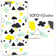 【Sara Garden】客製化 手機殼 蘋果 iPhone 6plus 6SPlus i6+ i6s 插畫 雲朵 閃電 圖騰 保護殼 硬殼