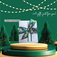 ACCI Personalized Leather Card Sleeve/Holder for Souvenir / Wedding Gift / Gift Ideas / Birthday