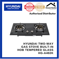 HYUNDAI Two-Way Gas Stove Built-In Hob Tempered Glass HG-A402K (House Hacks)