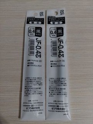 Zebra gel ink rollerball refill JF-0.4 black sarasa 筆芯1 支