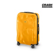 CRASH BAGGAGE กระเป๋าเดินทาง รุ่น ICON สีเหลือง ขนาด 26.8"