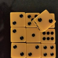 No. 16 Right Angle Dice Yellow Background Black Dotted Dice Sieve Hotel KTV Temple Lucky Draw Lotter