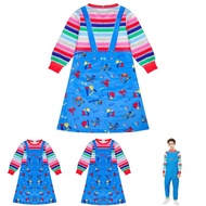 Play Adorable Childs Licensed Chucky Costume For Halloween Fancy Kids Dress