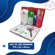 Soon Soon First Aid Box S40-2E, ABS PLASTIC PREMIUM (Equipped)