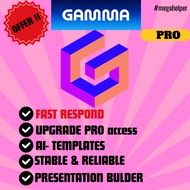 [24/7 LAJU 🔥] Gamma AI Pro slide Presentation