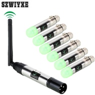DMX512คอนโซลส่งสัญญาณไปยังตัวรับสัญญาณแสง DMX ไร้สาย