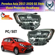 Vland Perodua Axia 2017 - 2020 SE Style Projector Headlamp PC/SET