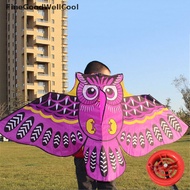Finegoodwellcool 110cm Layangan Terbang Colorful Kartun Burung Hantu