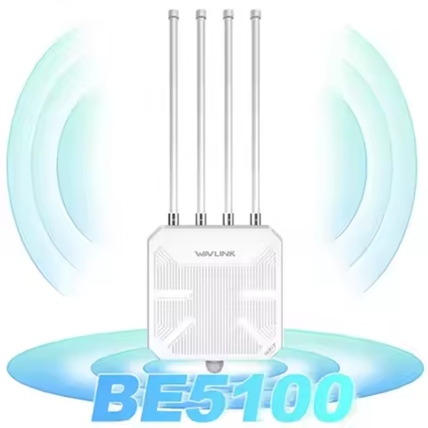 Hot Sale New WAVLINK WN573HBE2 WiFi 7 BE5100 Outdoor Router Dual Band 2.5G WAN/LAN IP67 Waterproof P