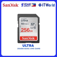 SanDisk Ultra SDXC UHS-I Card 256GB Up to 150MB/s SDSDUNC-256G-GN6IN itw