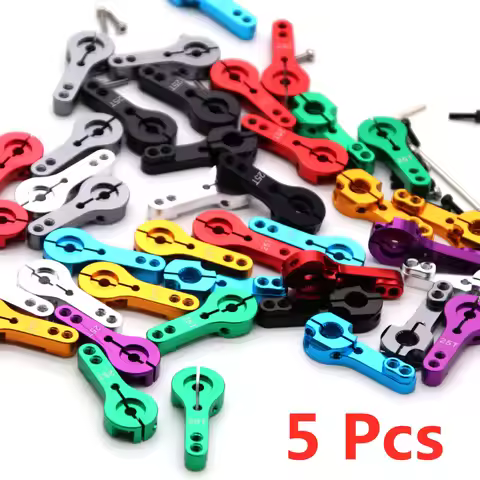 Wholesale 5pcs 25T M3 Metal RC Servo Arm Horn for Futaba Savox Xcore HL HSP HD Power MG995 MG996R E9
