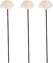 BESTOYARD Reed Fragrance Diffuser 3pcs Essential Oil Sticks Rattan Flower Diffuser Reed Fragrance Decorative Reed Replacement Refill Natural Rattan Stick for Aromatherapy (Black) Aroma Diffuser Sticks