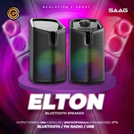 SAAG Bluetooth Speaker Elton (EM-202F) ลำโพง ลำโพงเล่นเกม ลำโพงมีไฟ ลำโพงบลูทูธ