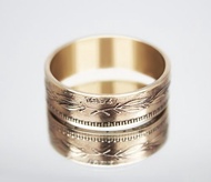 智利硬幣戒指 100 比索 1981-2000 男士硬幣戒指 女士硬幣戒指