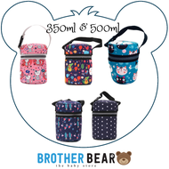 ZOORISTIC Food Jar Pouch For Thermos and Zojirushi With Zip and Strap for 300ml-500ml by BROTHER BEARTM |BROTHER BEARTM