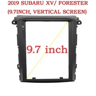 9.7 Inch 2 Din Car Radio Fascias For SUBARU XV/ FORESTER 2019 Tesla Style Multimedia Frame Player Na