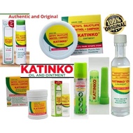 Katinko Ointment 30g, Katinko 10g, Katinko Roll-On Katinko Oil Liniment, Katinko Stick