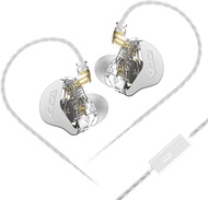 CCA CRA in Ear Monitor Wired Earbuds with Microphone Powerful Bass Dynamic Earphones, Ultra-Thin Dia