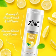 Zinc Shampoo 170ml Lemon/Anti Dandruff Clean Active/Hairfall/Hijab/Refreshing Cool