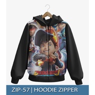 Jacket Hoodie Zipper Boboiboy BLAZE Printing 3D Jacket Kids Boboiboy Trendy ZIP-57