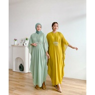 Ls270 Queenstreet Rabbab Kaftan Pregnant Women Busui Friendly | Women's Luxurious Brukat Eid Dress f