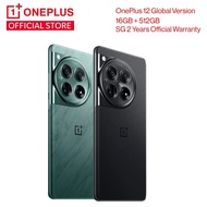 OnePlus 12 5G Global Version CPH 2581 | 16GB RAM + 512GB ROM | Snapdragon 8 Gen 3 Mobile Platform | eSim Approved by IMDA
