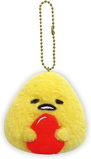 K Company Sanrio Characters (Onigiri Series) Ball Chain Mascot Gudetama SAON-BM-GU H6.5 x W 7.4 x D 