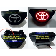 F1 LED BRAKE LIGHT WITH ACRYLIC COVER AND TOYOTA CAR LOGO ENGRAVING