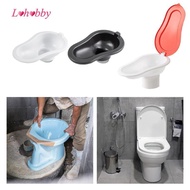 [Lohobby] Construction Site Portable Toilet Urinal for Emergency Work 15.7x9.4x6.3 Inch Easy to Inst