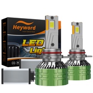 Heyword Canbus Led LED 4300 W H7 H4 H11 HB3 9005 HB4 9006 K6C Double Tube en cuivre 2 pièces 12V