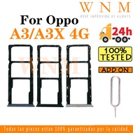 For Oppo A3 A3X 4G Sim Card Tray Sim Card Slot Holder Card Holder Reader SD Slot Adapter Replacement