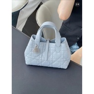 [High Quality] Horizontal Version toujours toujours Handbag Annual Bag King Rattan Plaid Pattern